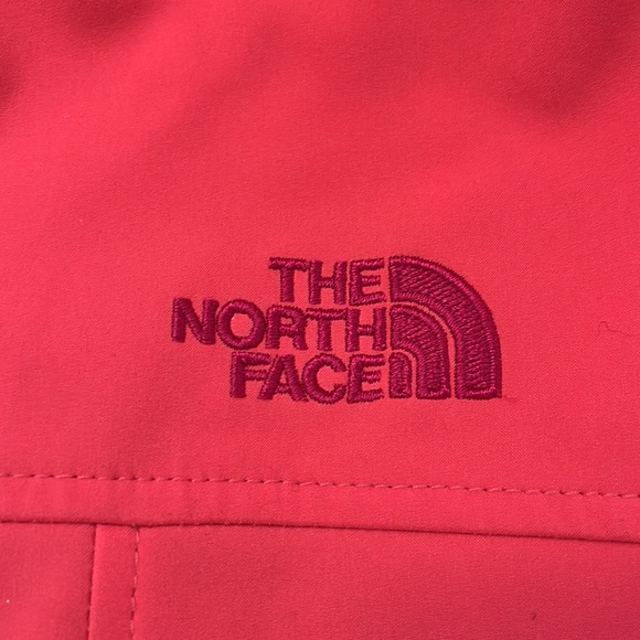 The North Face salmon pink soft shell jacket size L - Picture 12 of 13